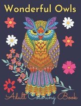 Wonderful Owls Adult Coloring Book