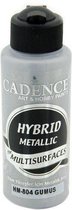 Cadence Hybride metallic acrylverf (semi mat) Zilver 01 008 0804 0120 120 ml