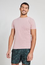 Shiwi Tee Robbert Soft solid - old rose pink - L