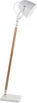 Vloerlamp hout wit branch