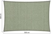 Shadow Comfort® Rechthoekige Schaduwdoek - UV Bestendig - Schaduwdoek rechthoek - Zonnedoek - 300 x 500 CM - Moonstone Green