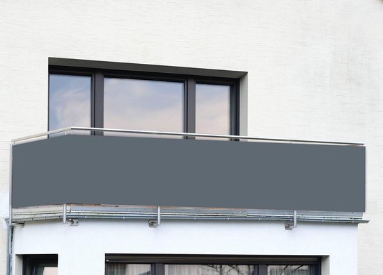 Balkonscherm antraciet uni x 500 |