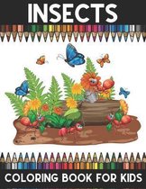 Insects Coloring Book For Kids