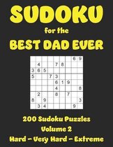 SUDOKU for the BEST DAD EVER: 200 Sudoku Puzzles Volume 1