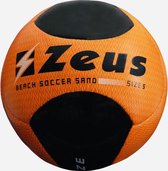 BEACH SOCCER/Strand voetbal Zeus, Fluo Oranje,maat 5
