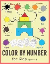 Color by Numbers for Kids Ages 4-8