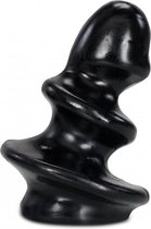 XXLTOYS - Plumer - Plug - inbrenglengte 16 X 10 cm - Black - Schroef Buttplug  - Groot formaat anale plug - Made in Europe