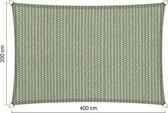 Shadow Comfort® Rechthoekige Schaduwdoek - UV Bestendig - Zonnedoek - 200 x 400 CM - Moonstone Green