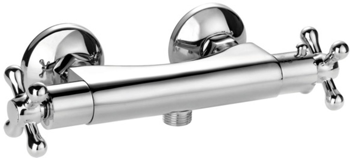 Nemo Go Isiretro douchemengkraan thermostatisch hartafstand 12cm chroom
