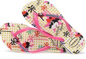 Havaianas Disney Cool Unisex Slippers - Wit/Geel/Roze - Maat 31/32