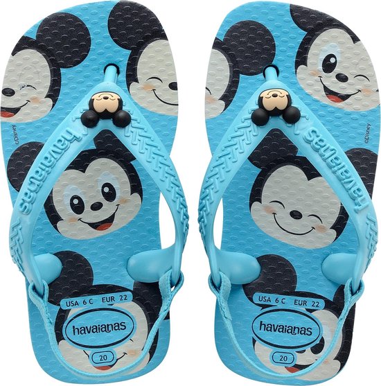 Durven draaipunt team Havaianas Baby Disney Classics II Jongens Slippers - Blue - Maat 23/24 |  bol.com
