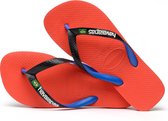 Havaianas Brasil Mix Unisex Slippers - Rood/Blauw/Zwart - Maat 45/46