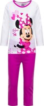 Minnie Mouse pyjama - roze - maat 128 - 100% katoen