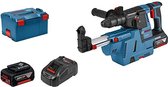 Bol.com Bosch GBH 18V-26 F 18V Li-Ion Accu SDS-plus combihamer incl. GDE 18V-16 afzuigsysteem set (2x 5.5Ah accu) in L-Boxx - 26... aanbieding