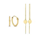 Isabel Bernard Cadeau d'Isabel Dames CreolenEarpartyGiftsetOorbellen Goud - Goudkleurig