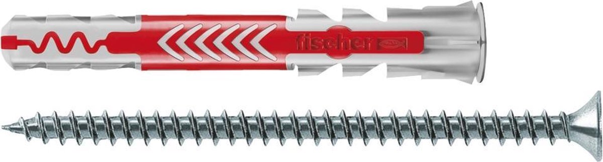 Fischer plug Duopower 8x65mm met schroef (Prijs per 25 stuks)