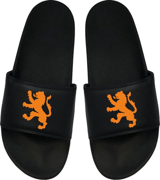 Cadeau Sint - Cadeau Kerst - Leeuw - Nederlands Elftal - Oranje - EK - WK- Badslippers - Cadeau Badslippers 41