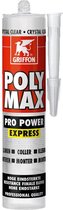 Griffon Poly Max Pro Power Express Montagelijm - Crystal Clear - 300gr