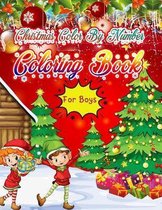 Christmas Color By Number Coloring Book for Boys