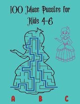100 Maze Puzzles for Kids 4-6