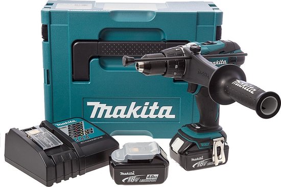 Makita DHP458RME 18v accu klopboormachine 4.0Ah 91Nm in Mbox