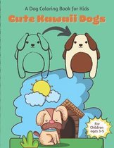 Cute Kawaii Dog Coloring book for Children