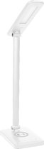 WIRLE LED multifunctionele bureaulamp in het wit - Draadloze Qi lader - USB lader - Dimbaar - 3 instelbare kleuren - Touch-bediening
