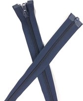 YKK rits, Deelbaar spiraal 55 cm Donkerblauw