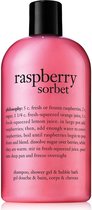 Philosophy Raspberry Sorbet Shampoo, Shower Gel & Bubble Bath Badschuim 480 ml