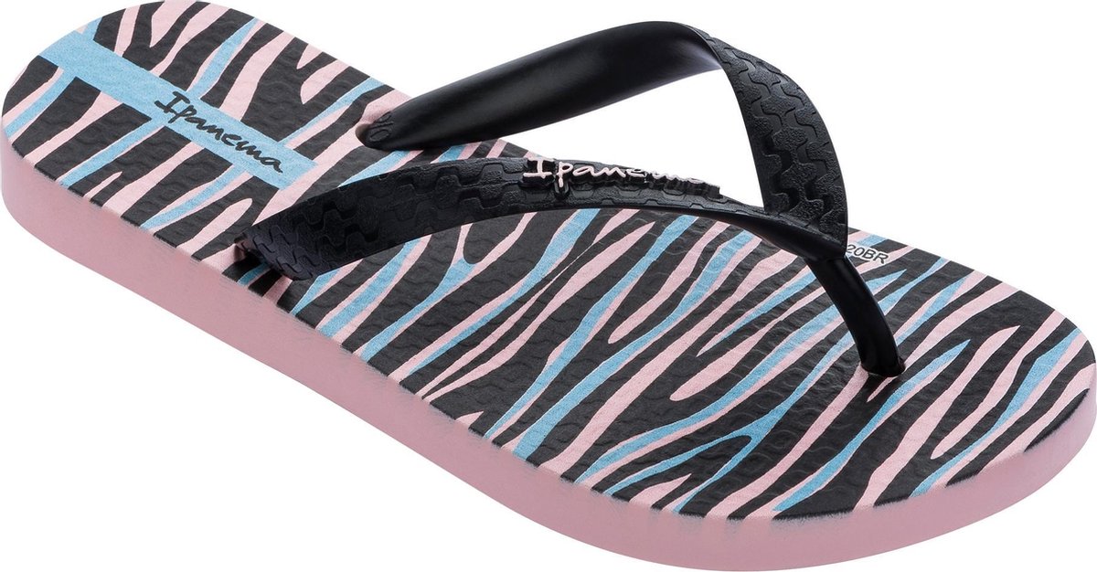 Ipanema Temas Kids Slippers Dames Junior - Pink/Black - Maat 38