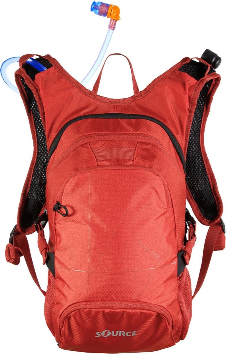 Source hydration pack Fuse 3 + 9 liter rugzak - Chili Orange - Oranje