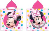 Minnie Mouse badponcho - 100% katoen - Disney poncho - 110 x 50 cm.