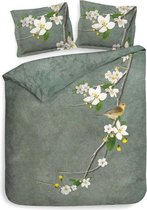 Heckett & Lane Bliss Dekbedovertrek - Tweepersoons - 200x200/220 cm - Emerald Green