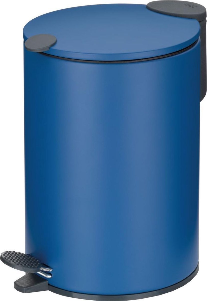 Retro pedaalemmer - blauw - 30 liter