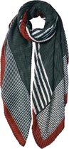 Clayre & Eef sjaal 85x180cm groen