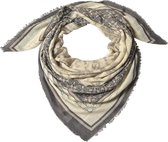 Clayre & Eef sjaal 140x140cm grijs