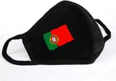 GetGlitterBaby - Katoen Mondkapje  / Wasbaar Mondmasker - Portugal / Portugese Vlag