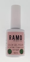 Ramo gelpolish 910043- Gellak - gel Nagellak - 15ml - uv&led - semi transparant -glitter-groen