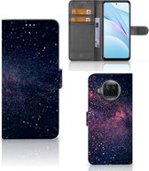 Portefeuille Xiaomi Mi 10T Lite Etuis Portefeuille Compatible avec Cuir Flip Cover Fermeture magnétique pour Étoiles
