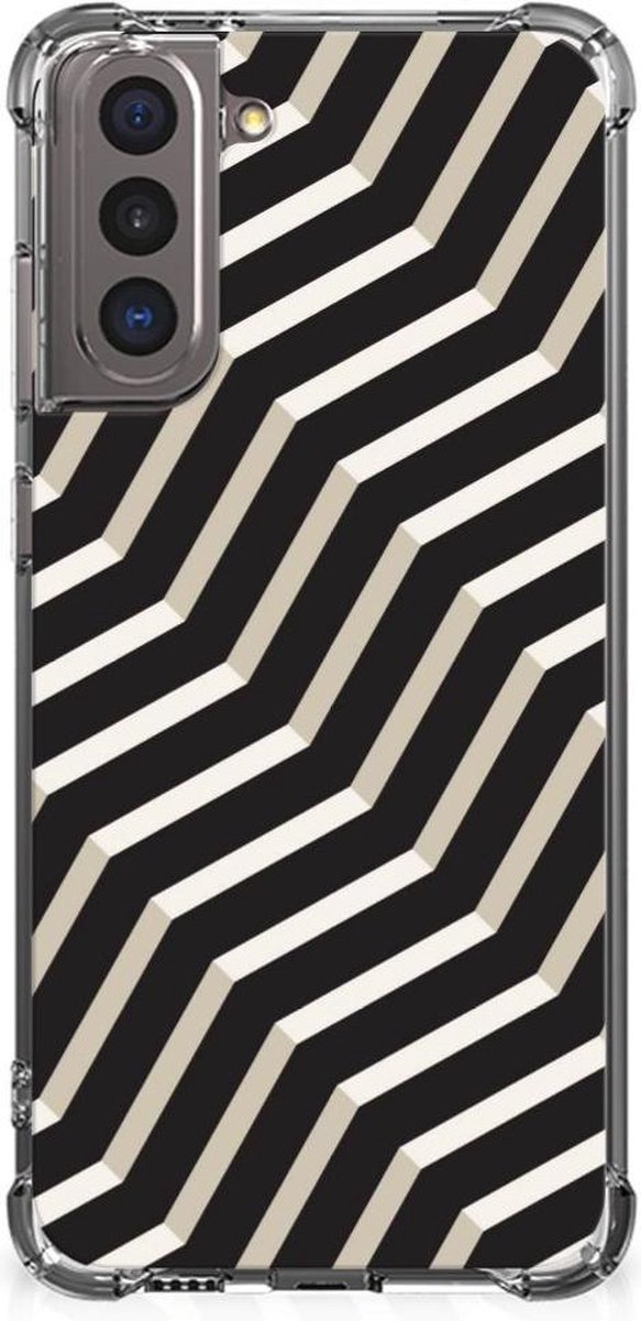 Back Cover voor Samsung Galaxy S21 Shockproof Case Illusion
