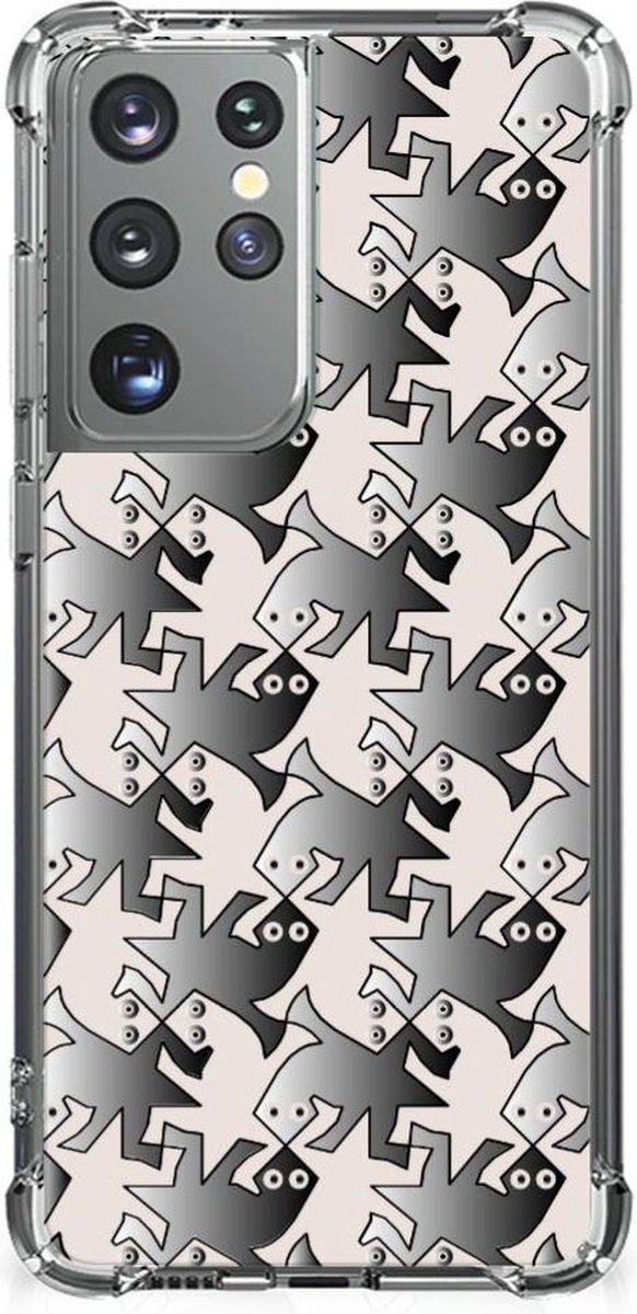 Samsung Galaxy S21 Ultra Case Anti-shock Salamander Grey