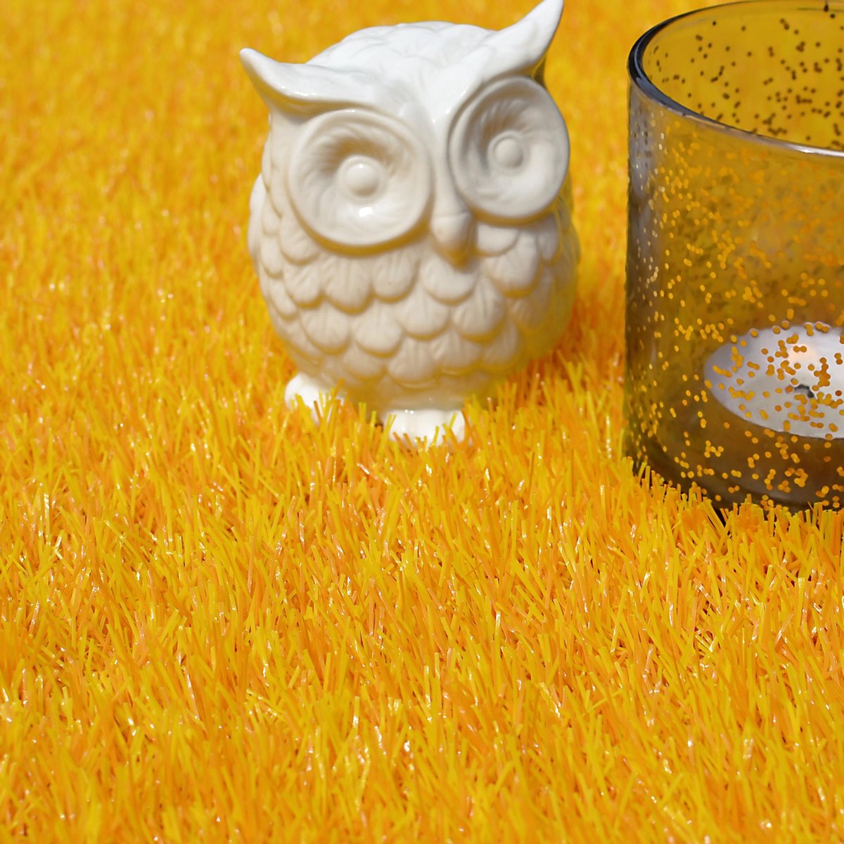 Egrass RAINBOW Kunstgras tapijt - 133x200cm - 25mm - Yellow Sunshine