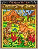 Creative Haven Country Farm Scenes Coloring Book