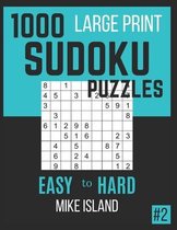 1000 Large Print Sudoku Puzzles