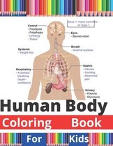 Human body coloring book: Human body coloring book