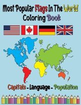 Popular World Flags Coloring Book: Educational Flags Coloring Pages: Paperback creativity