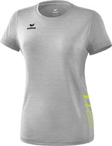 Erima Race Line 2.0 Running T-Shirt Dames Grijs Melange Maat 34