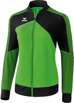 Erima Premium One 2.0 Trainingsvest Dames - Green / Zwart / Wit | Maat: 40