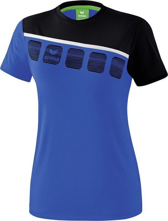 Erima Damen T-Shirt Mit 5-C Print – Tailliert, Leichtes Air-Mesh Material, Für Warme Tage