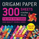 Origami Paper 300 Sheets Tie-Dye Patterns